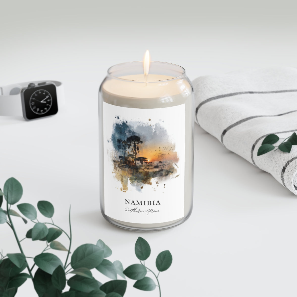 Namibia, Southern Africa scented soy candle