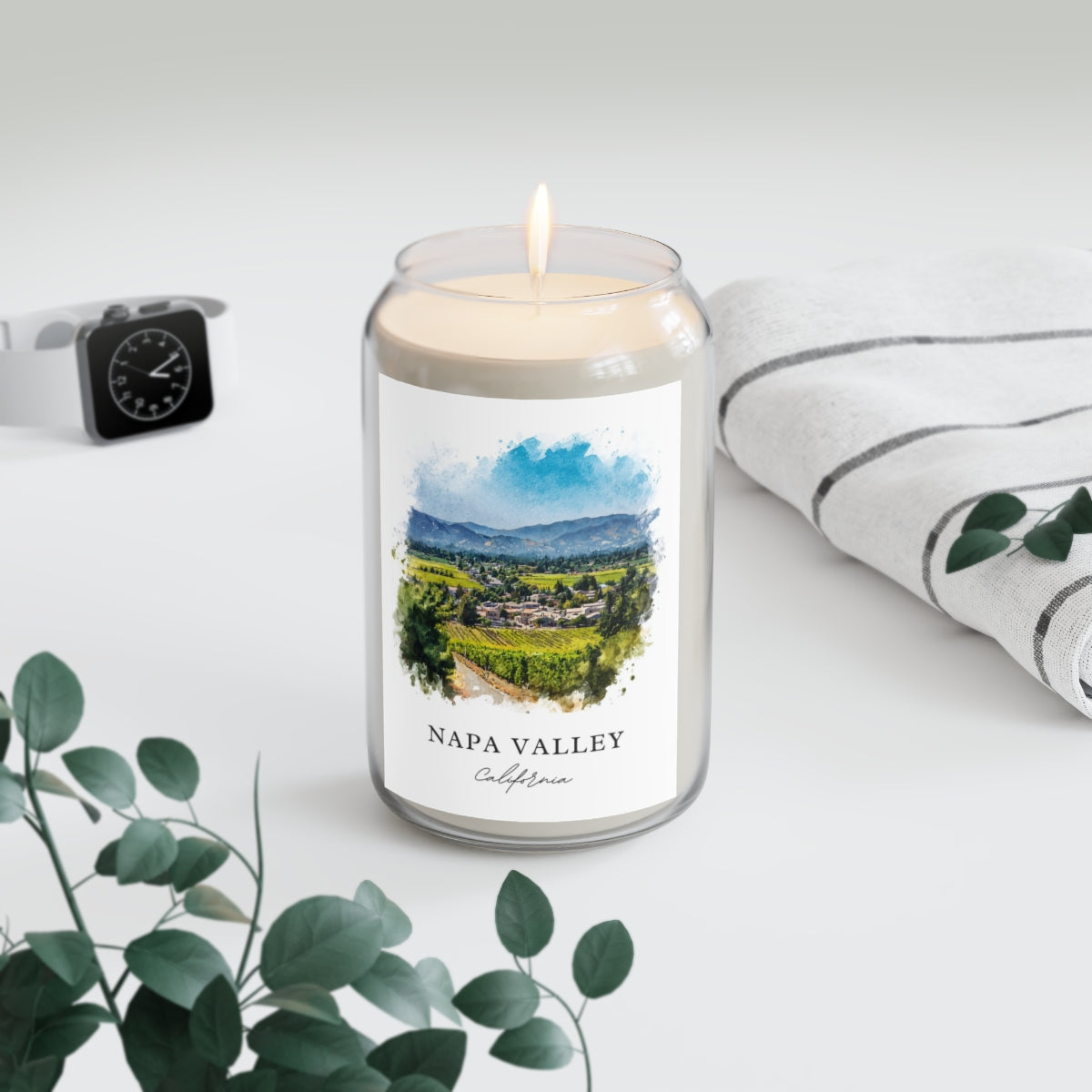 Napa Valley, California scented soy candle