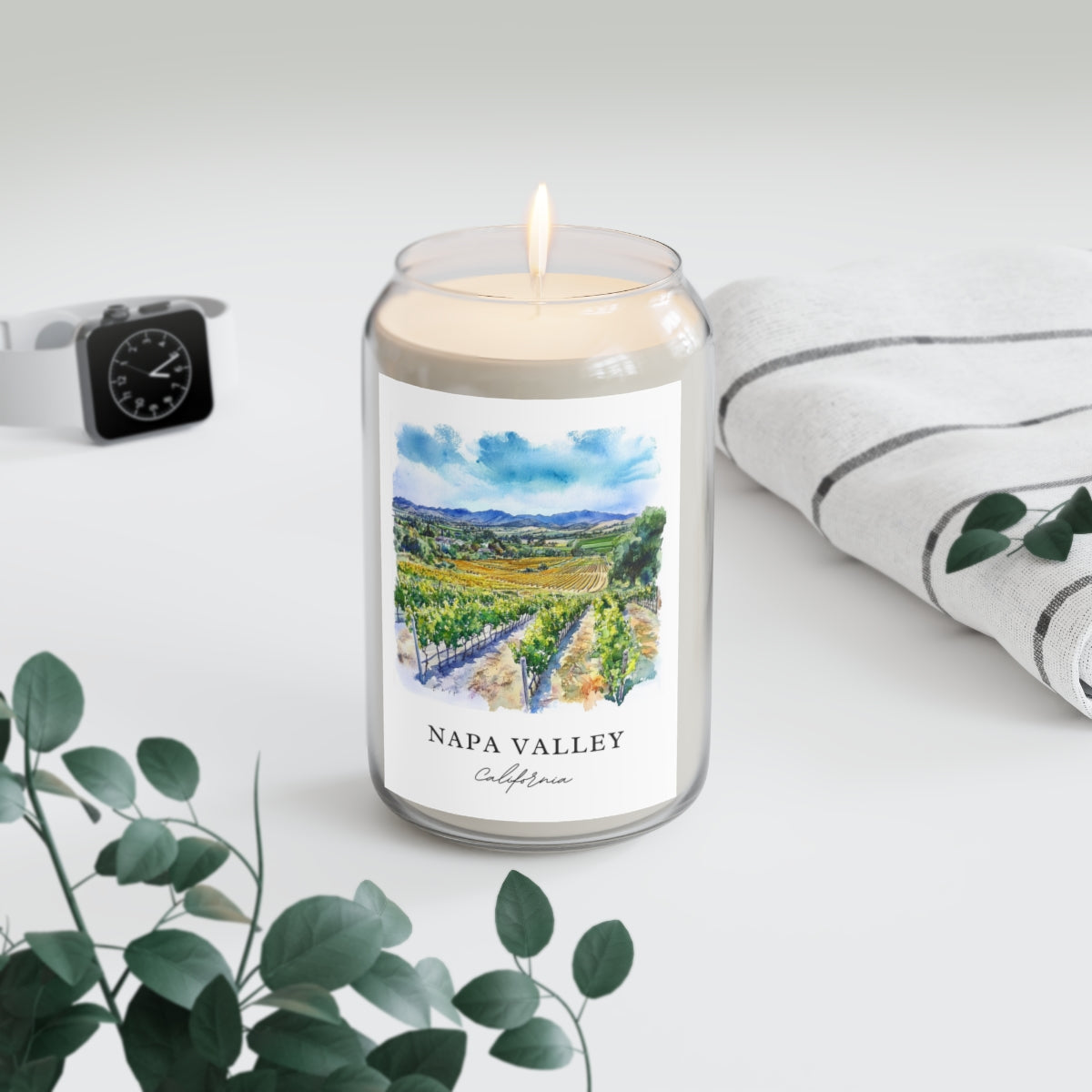 Napa Valley, California scented soy candle