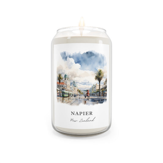 Napier, New Zealand scented soy candle