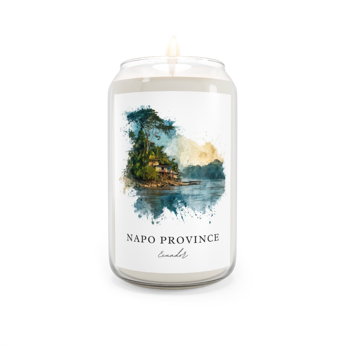 Napo Province, Ecuador scented soy candle