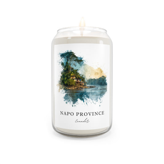 Napo Province, Ecuador scented soy candle