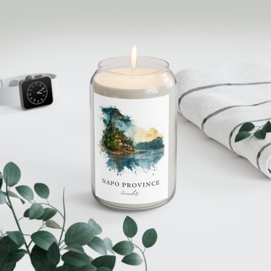 Napo Province, Ecuador scented soy candle