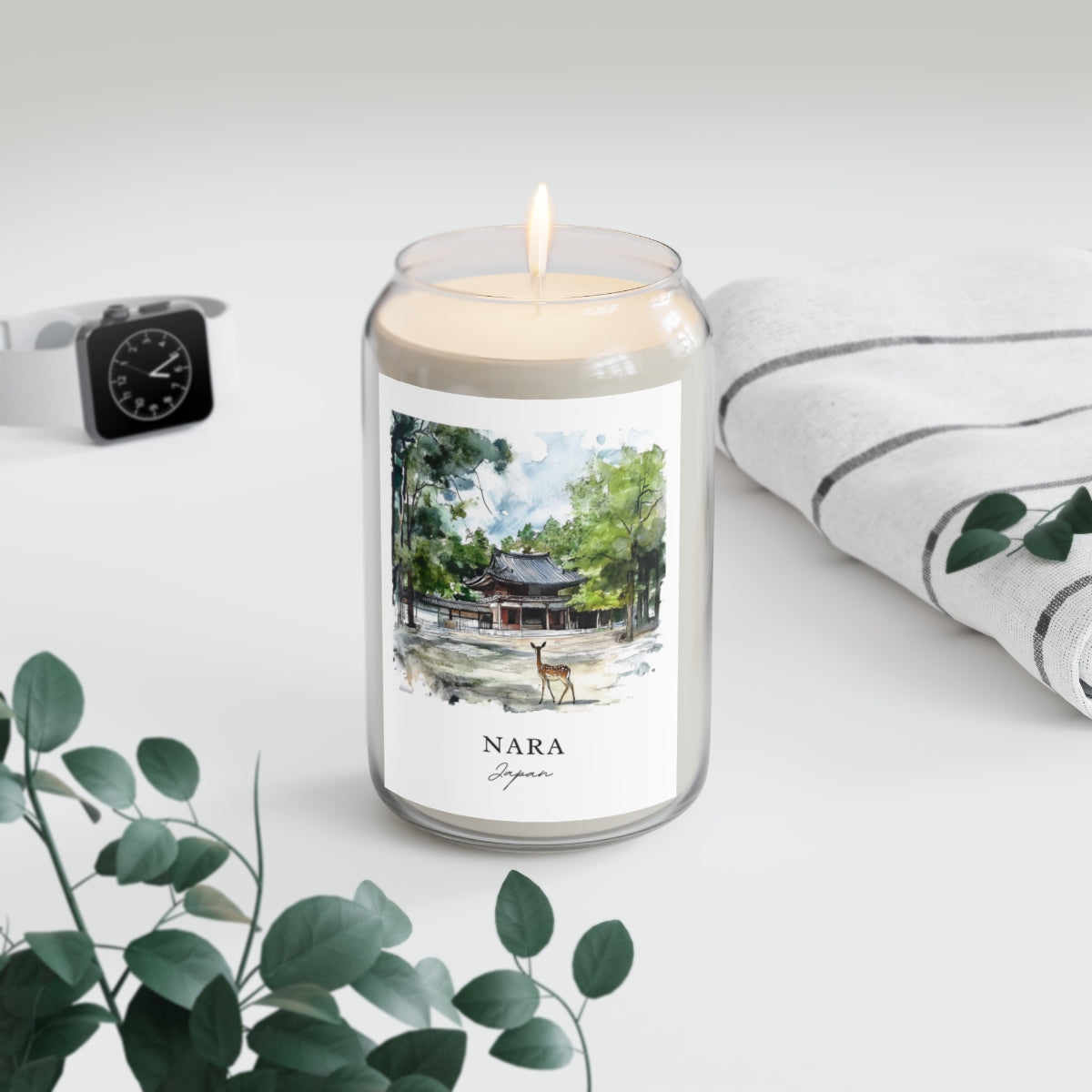 Nara, Japan scented soy candle