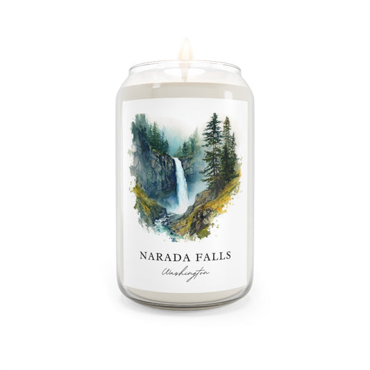 Narada Falls, Washington scented soy candle