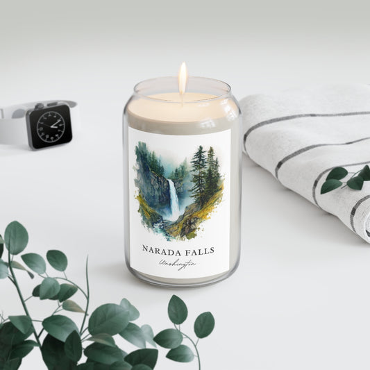 Narada Falls, Washington scented soy candle