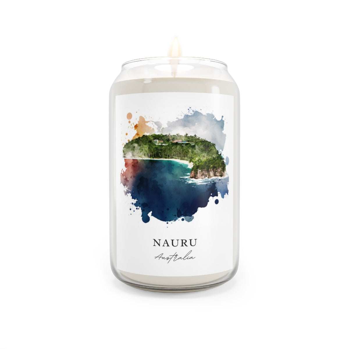Nauru, Australia scented soy candle