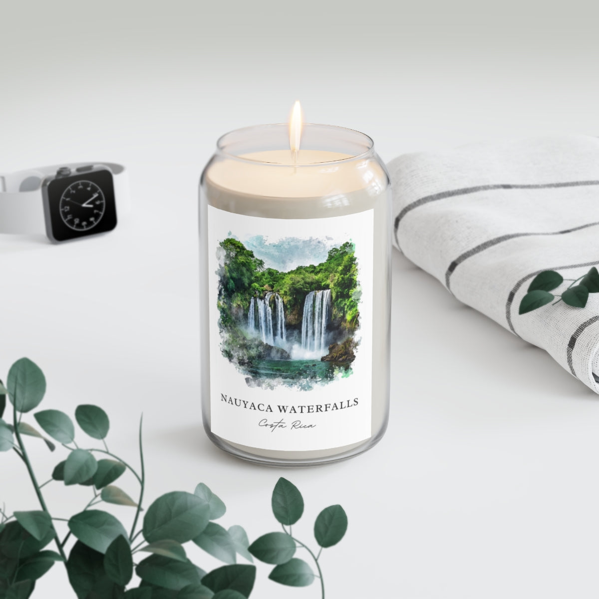 Nauyaca Waterfalls, Costa Rica scented soy candle