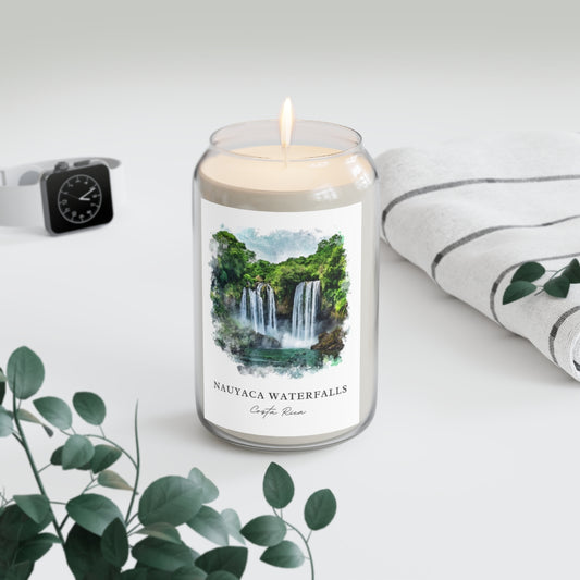 Nauyaca Waterfalls, Costa Rica scented soy candle