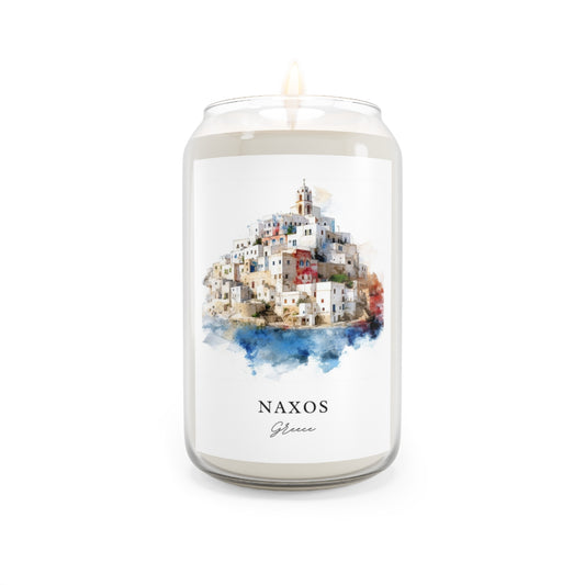 Naxos, Greece scented soy candle