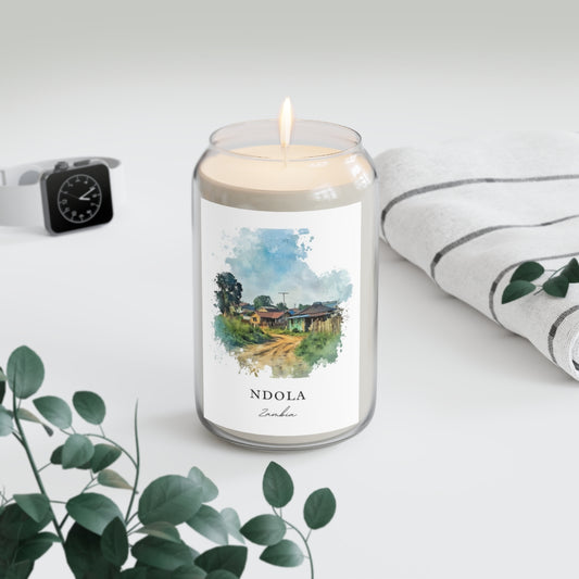 Ndola, Zambia scented soy candle