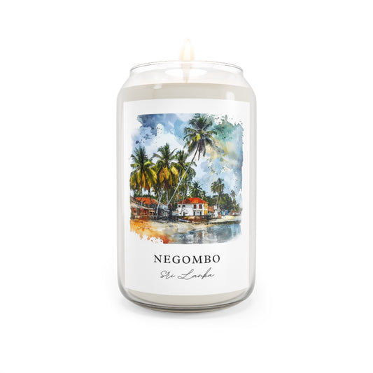 Negombo, Sri Lanka scented soy candle