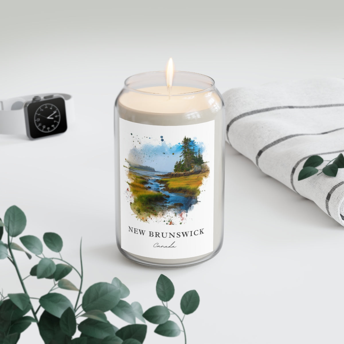 New Brunswick, Canada scented soy candle