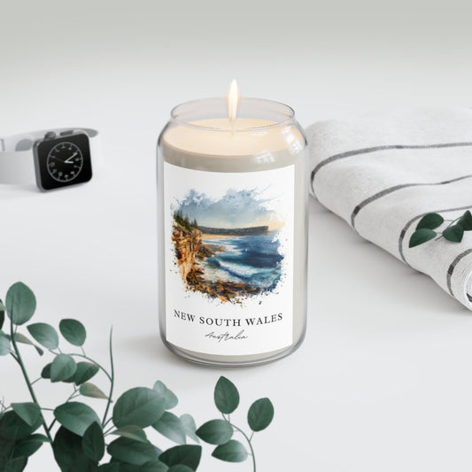 New South Wales, Australia scented soy candle