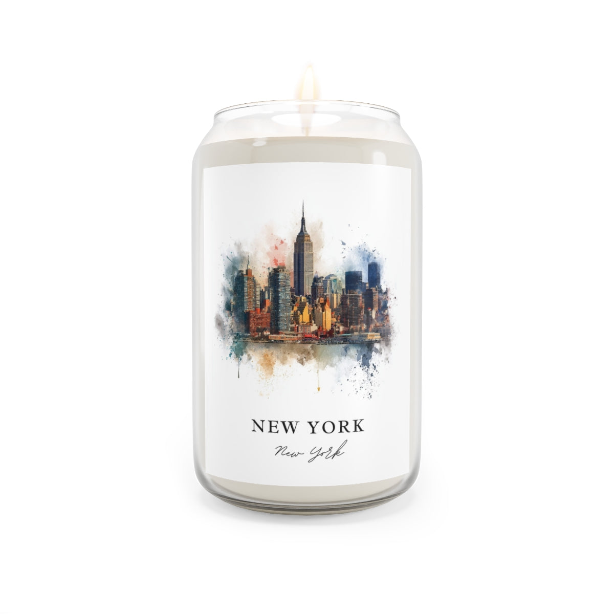 New York, New York scented soy candle