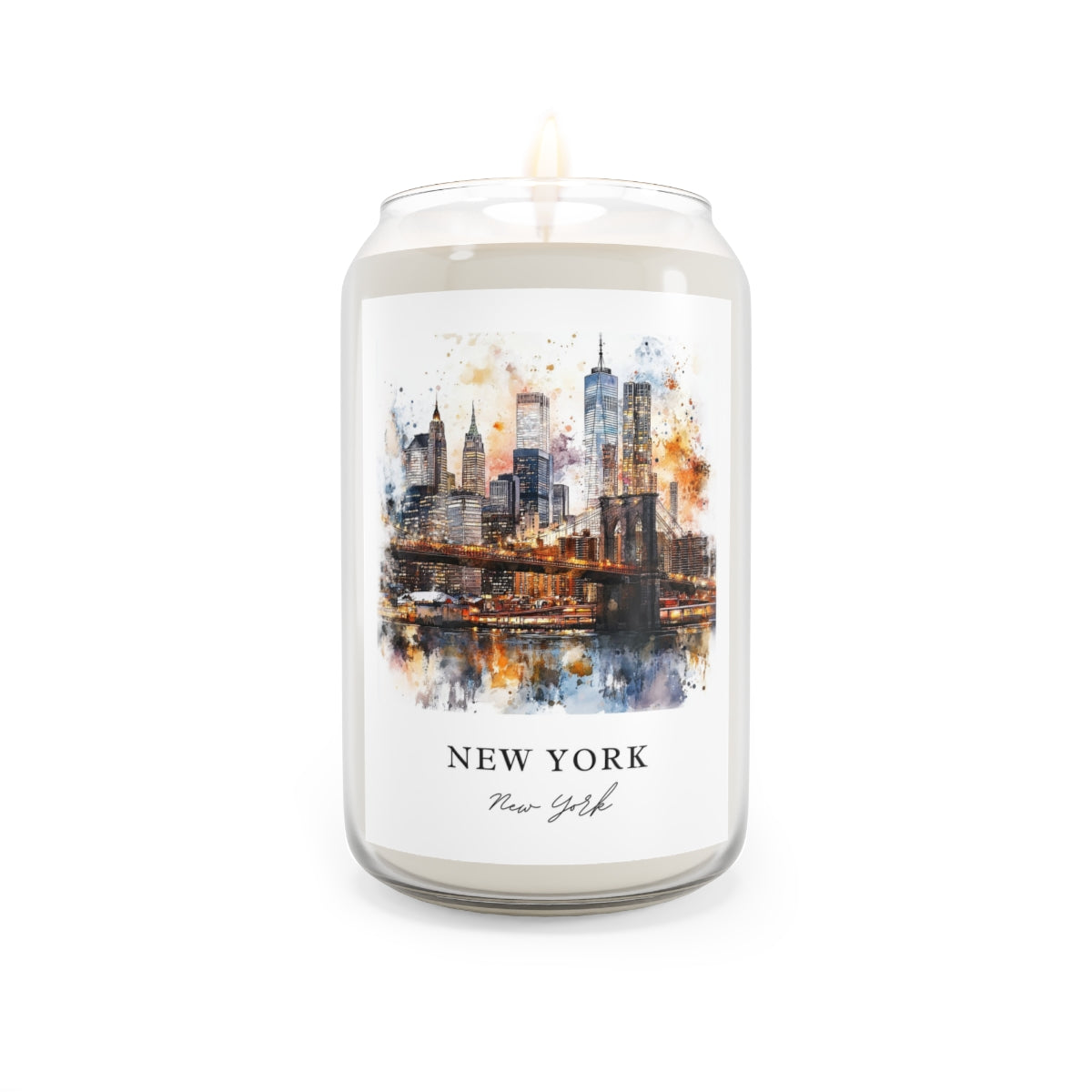 New York, New York scented soy candle