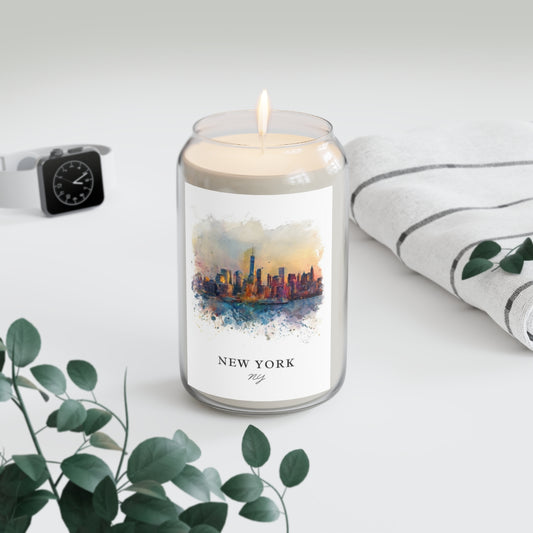 New York, NY scented soy candle