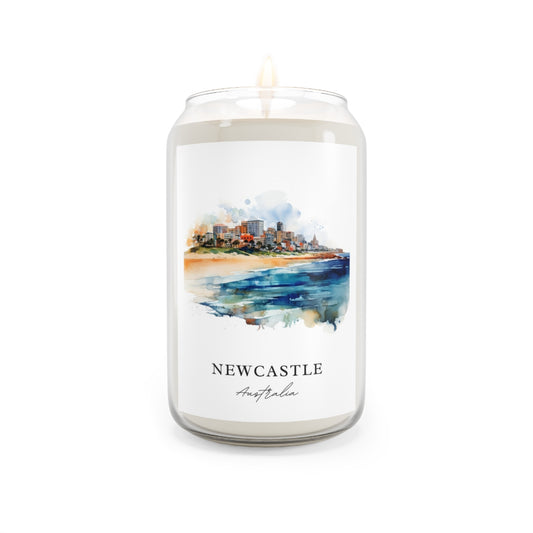 Newcastle, Australia scented soy candle