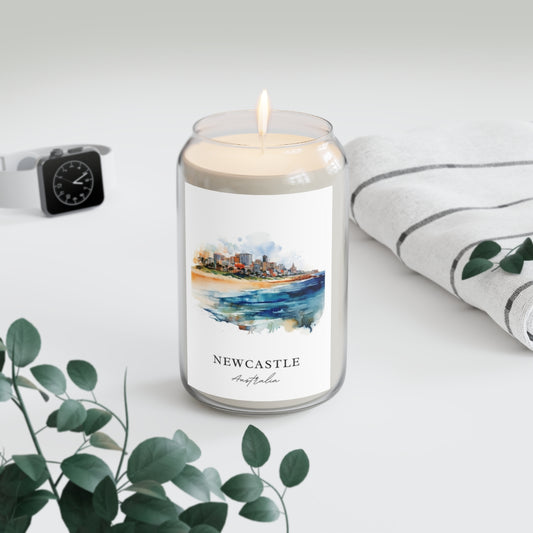 Newcastle, Australia scented soy candle