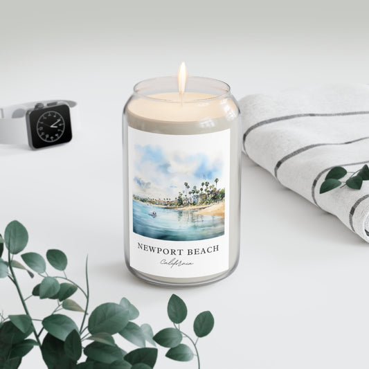 Newport Beach, California scented soy candle