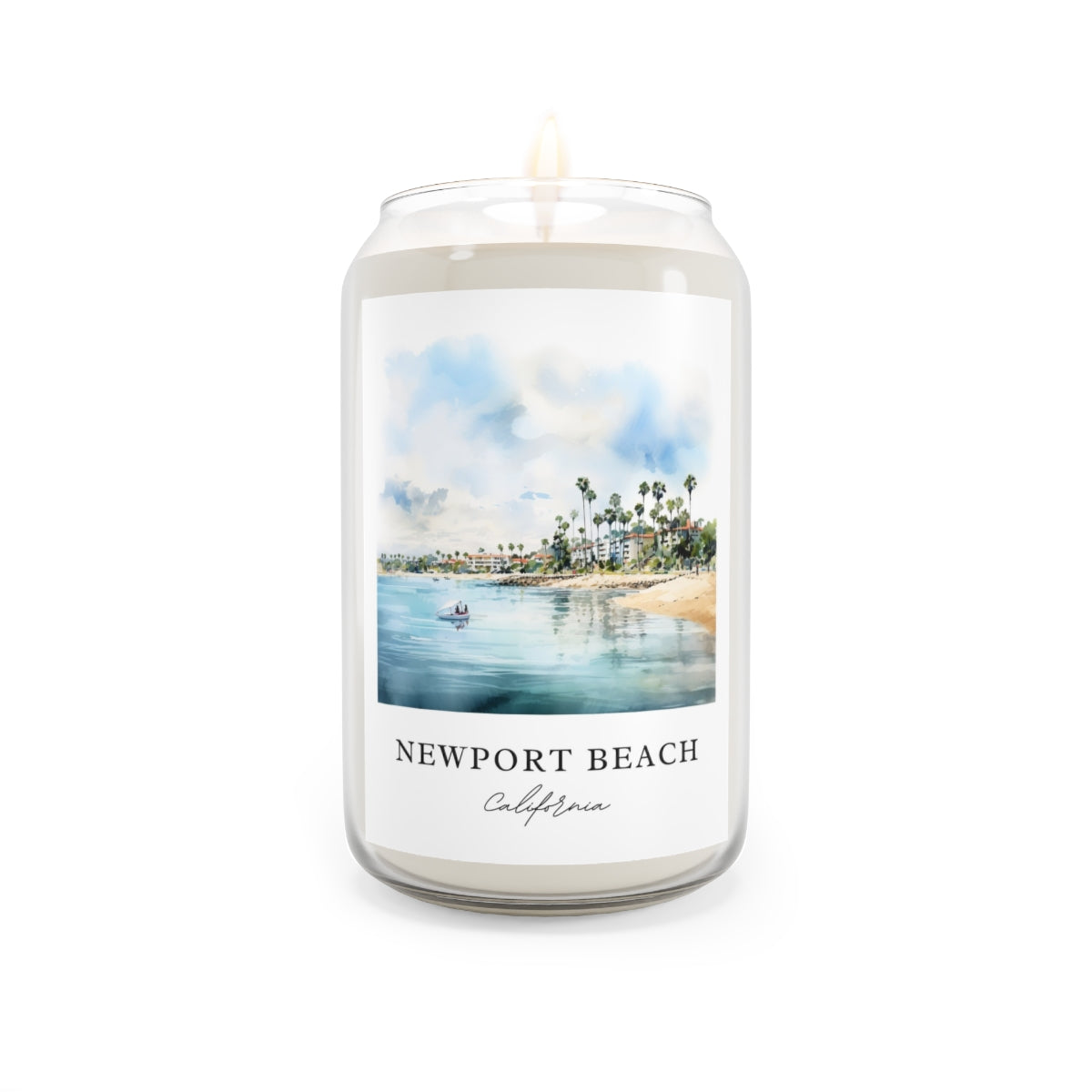 Newport Beach, California scented soy candle