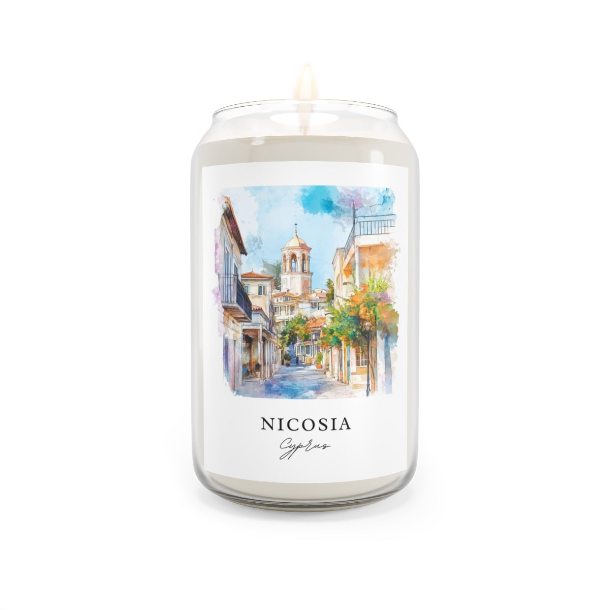 Nicosia, Cyprus scented soy candle
