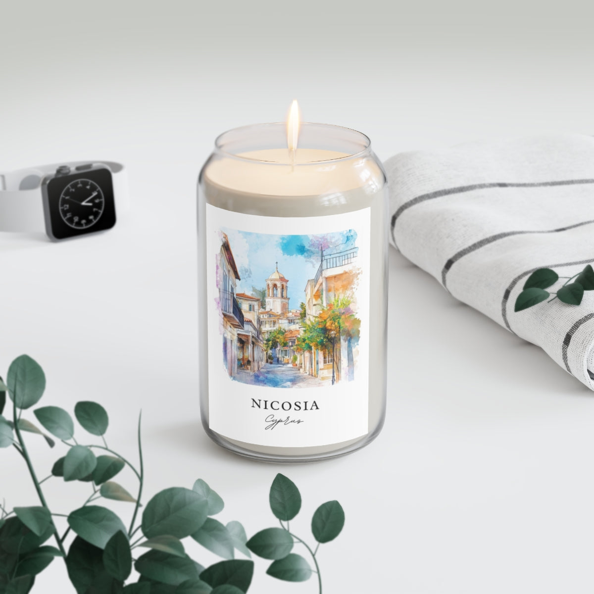 Nicosia, Cyprus scented soy candle