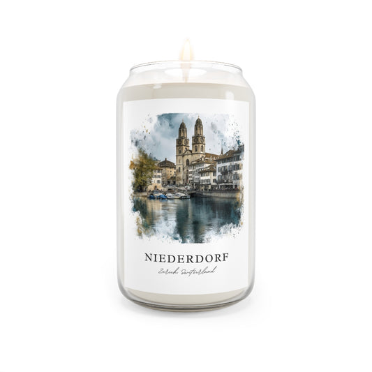 Niederdorf, Zurich, Switzerland scented soy candle