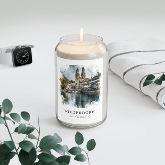 Niederdorf, Zurich, Switzerland scented soy candle