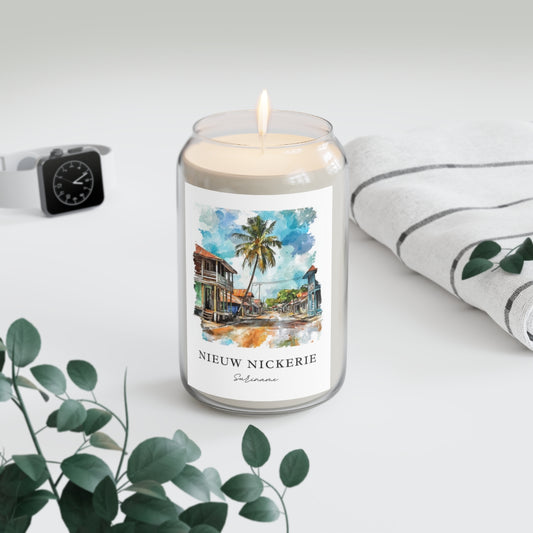 Nieuw Nickerie, Suriname scented soy candle
