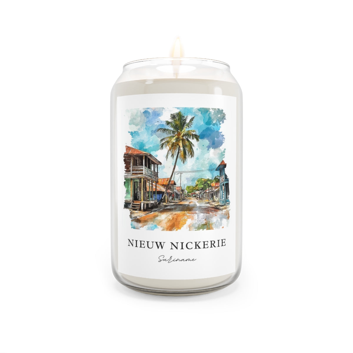 Nieuw Nickerie, Suriname scented soy candle
