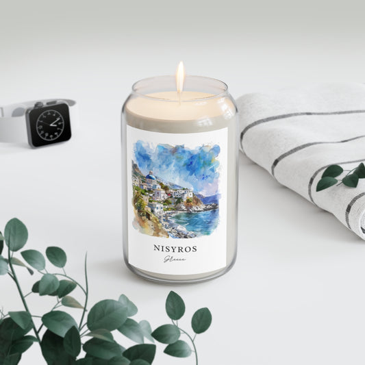 Nisyros, Greece scented soy candle