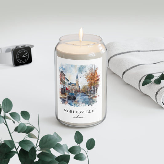 Noblesville, Indiana scented soy candle