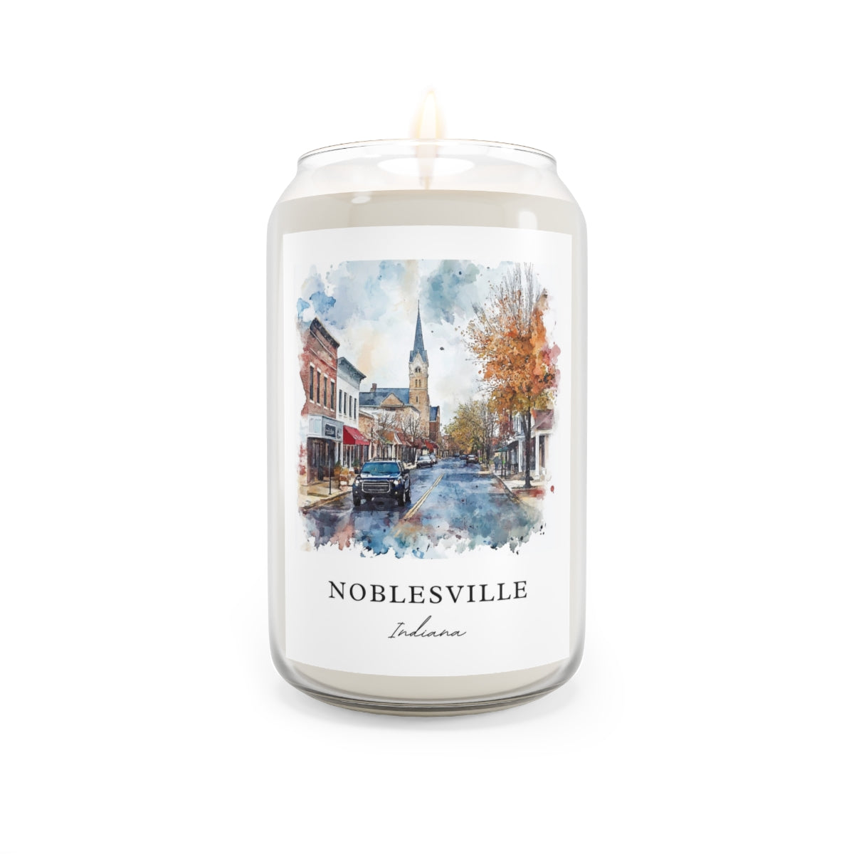 Noblesville, Indiana scented soy candle