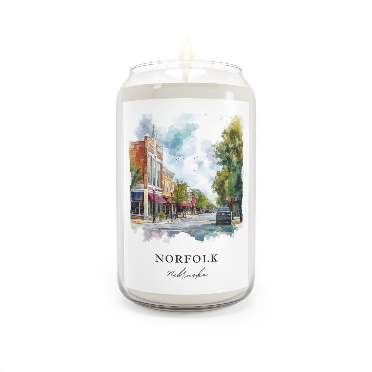 Norfolk, Nebraska scented soy candle