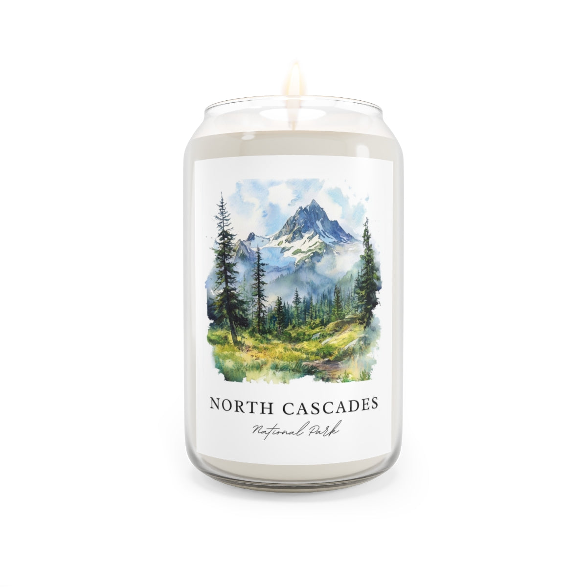 North Cascades, National Park scented soy candle
