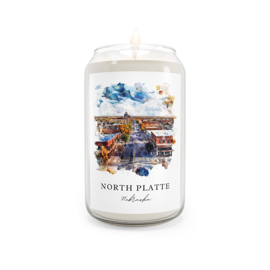 North Platte, Nebraska scented soy candle