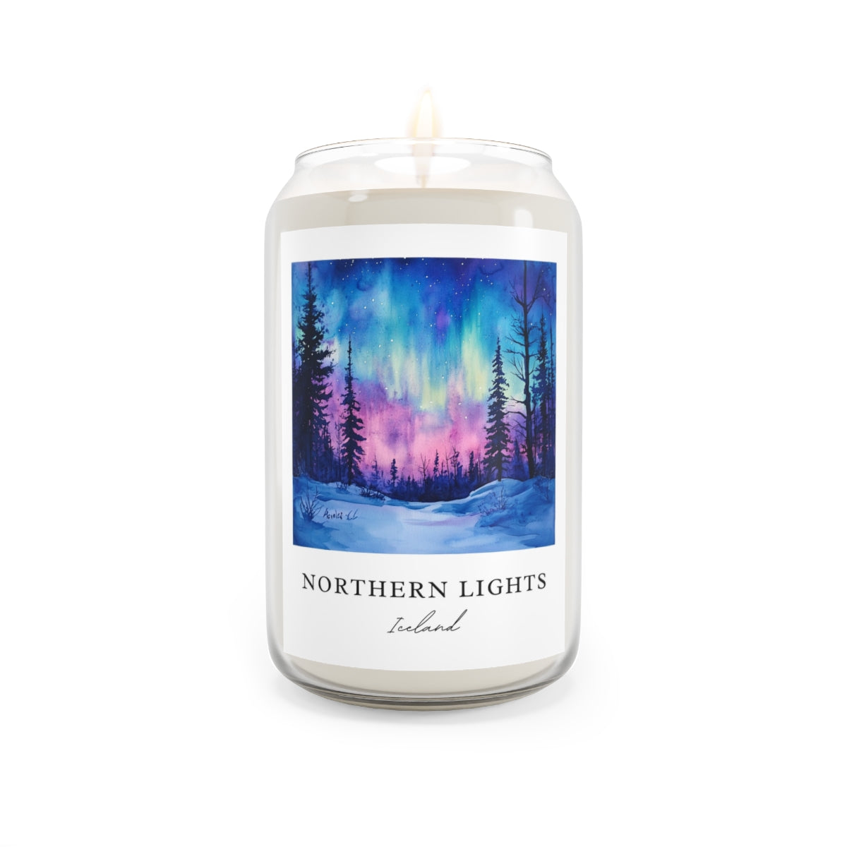 Northern Lights, Iceland scented soy candle