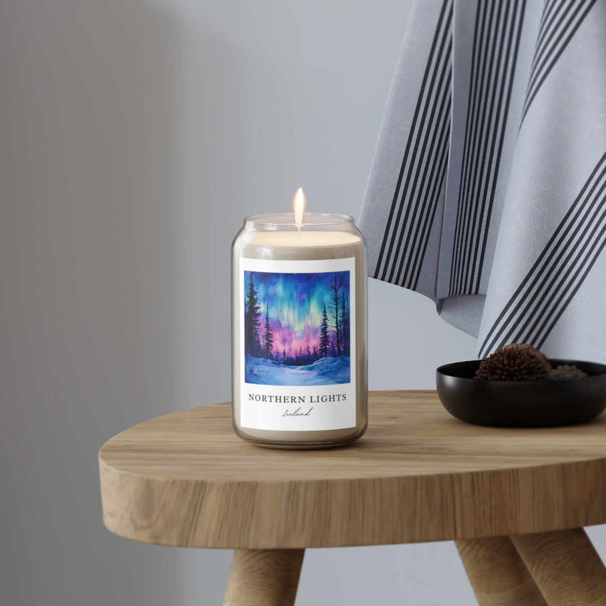 Northern Lights, Iceland scented soy candle