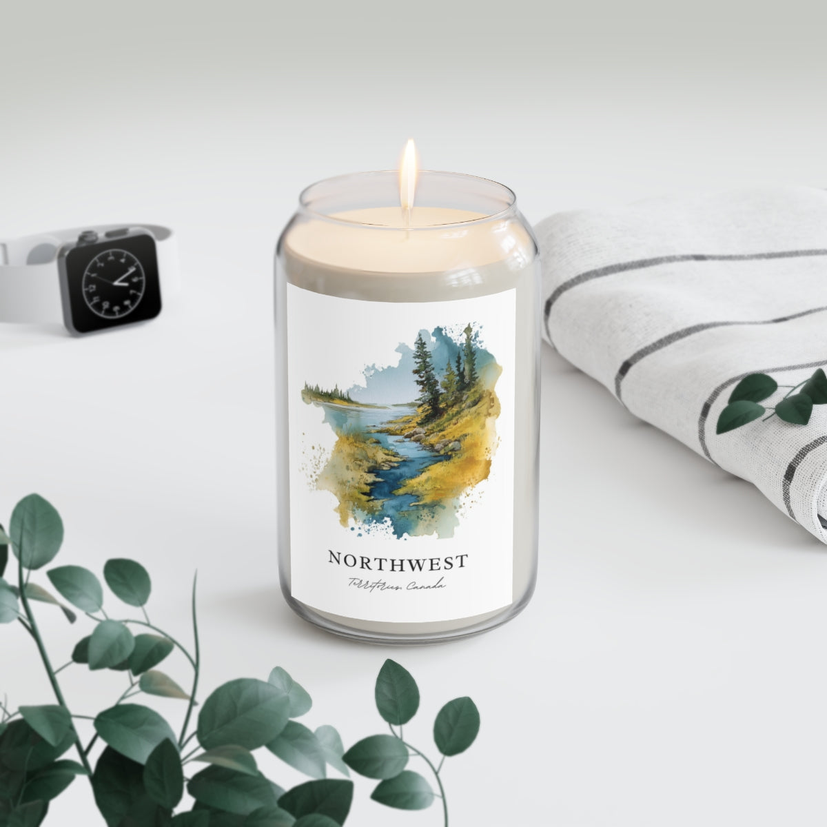 Northwest, Territories, Canada scented soy candle