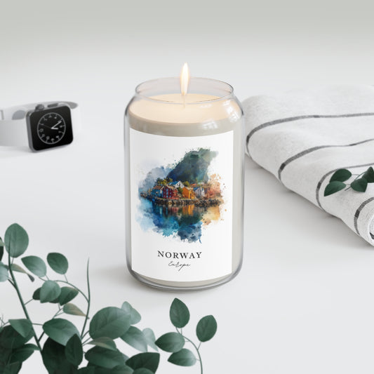 Norway, Europe scented soy candle