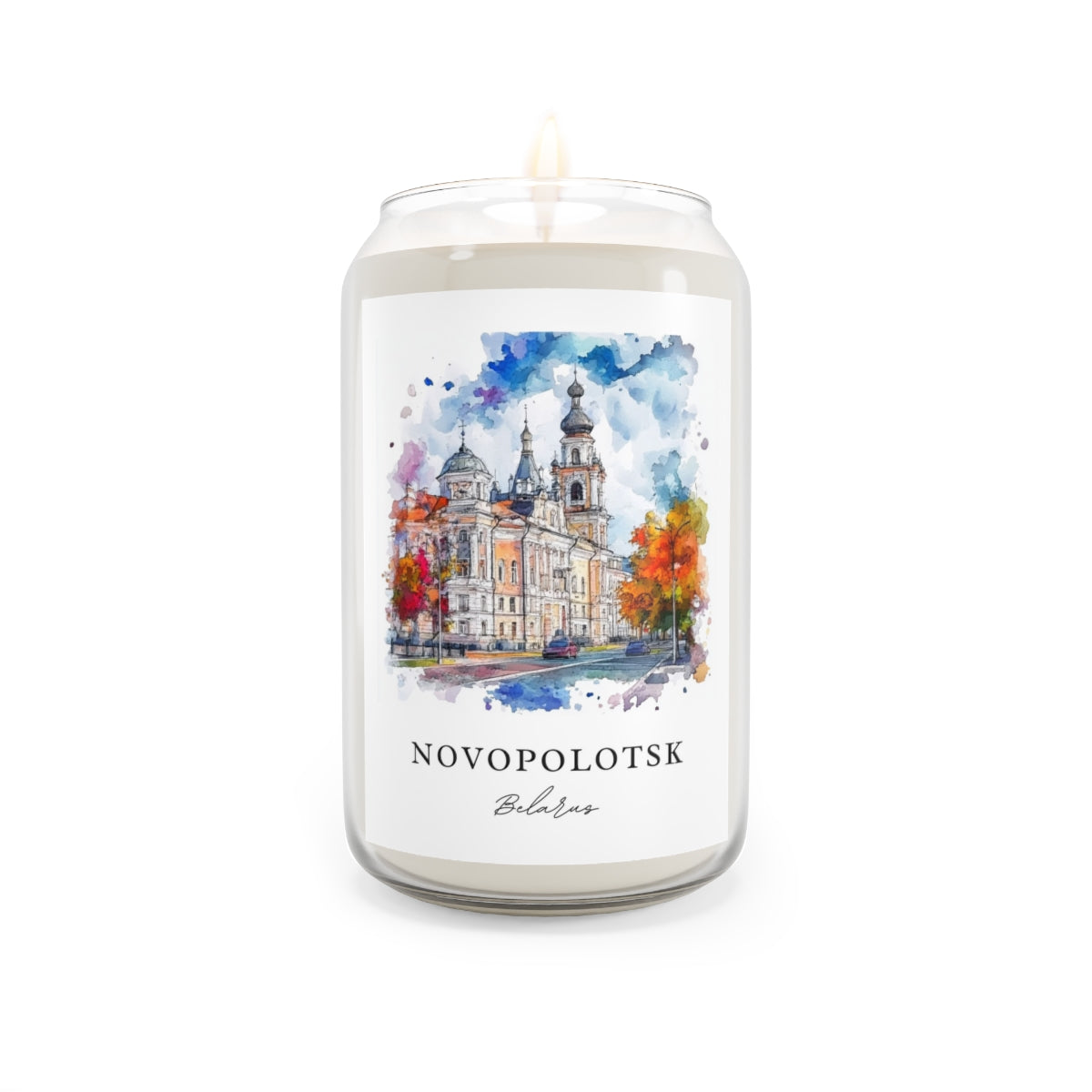 Novopolotsk, Belarus scented soy candle