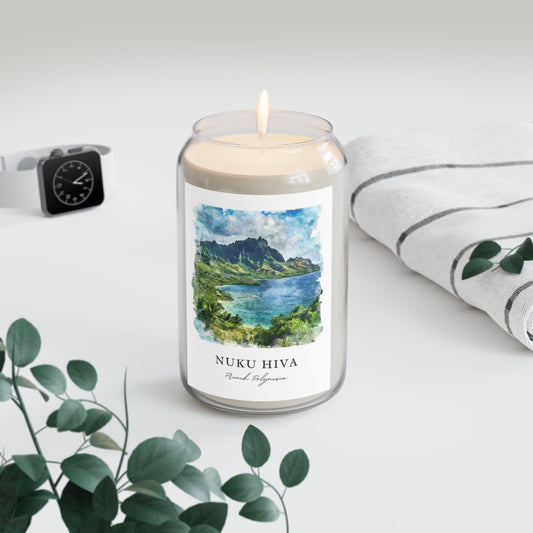Nuku Hiva, French Polynesia scented soy candle