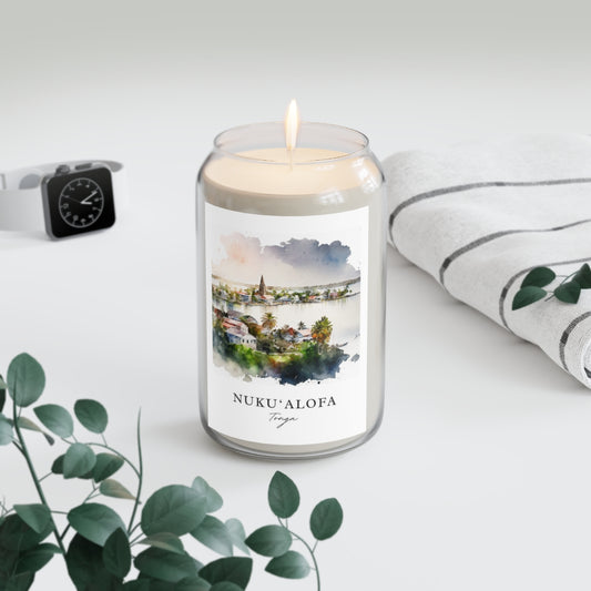 Nukuʻalofa, Tonga scented soy candle