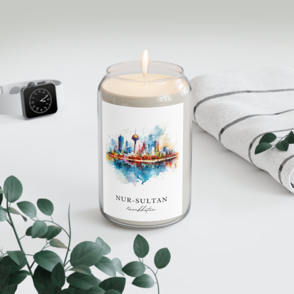 Nur-Sultan, Kazakhstan scented soy candle