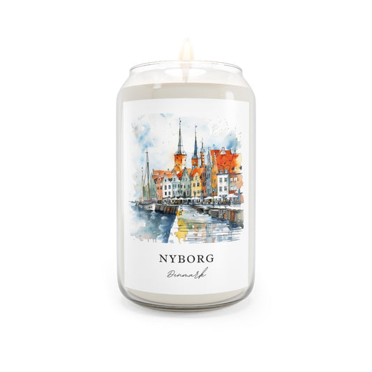 Nyborg, Denmark scented soy candle