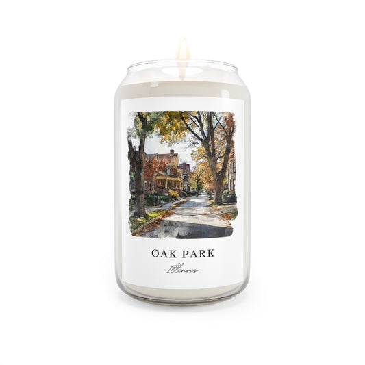 Oak Park, Illinois scented soy candle