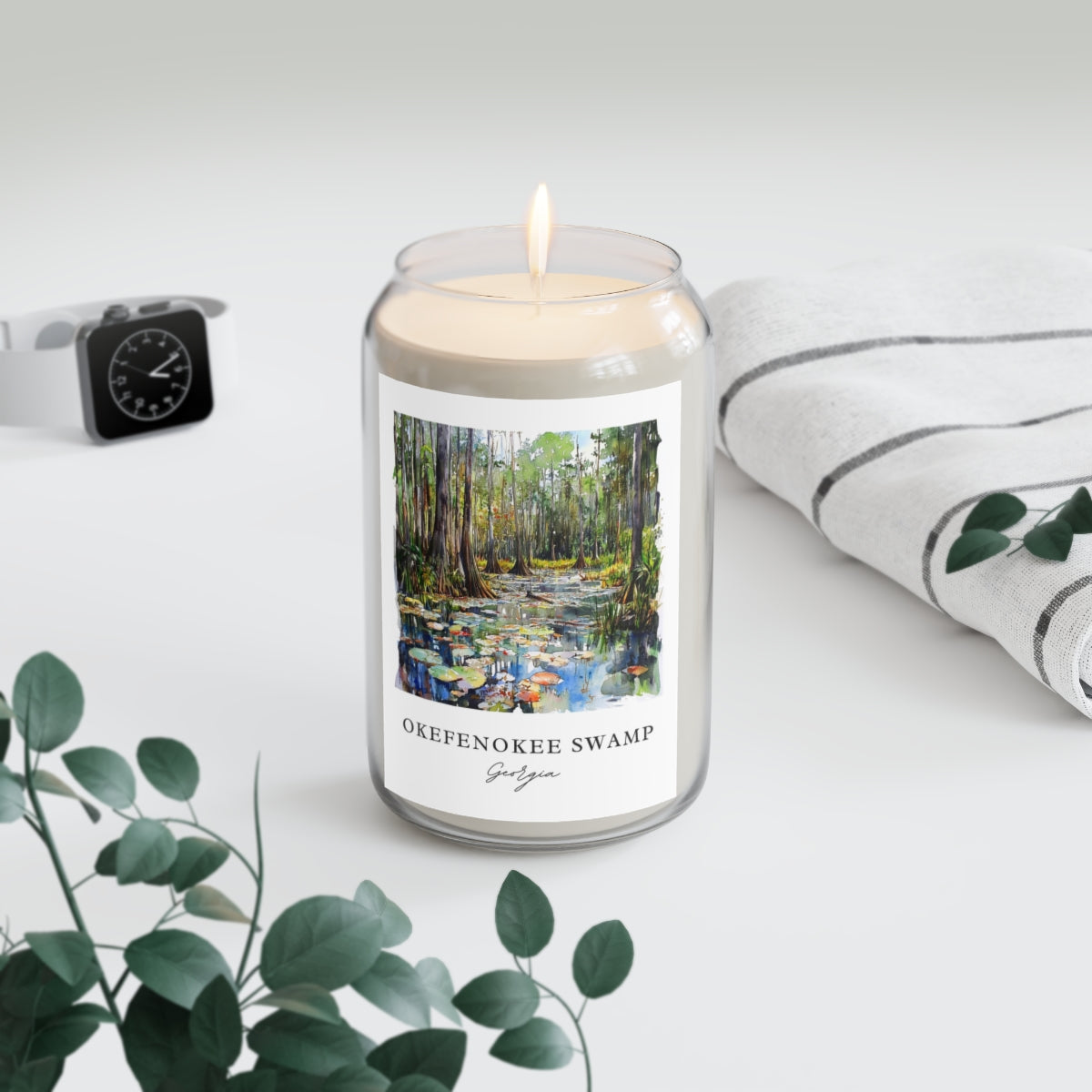 Okefenokee Swamp, Georgia scented soy candle