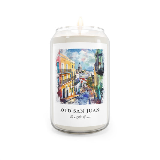 Old San Juan, Puerto Rico scented soy candle