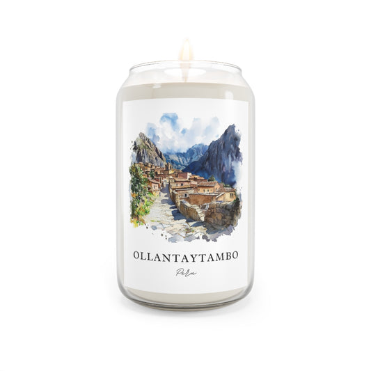 Ollantaytambo, Peru scented soy candle